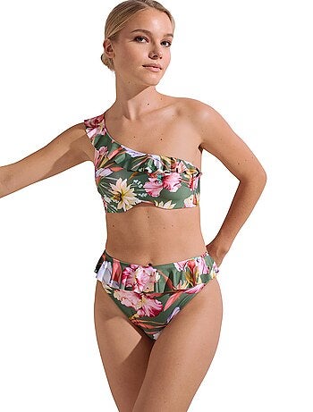 Bas maillot slip de bain échancré taille haute Rimini