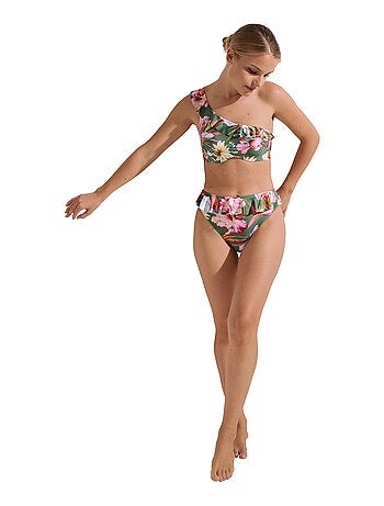 Bas maillot slip de bain échancré taille haute Rimini