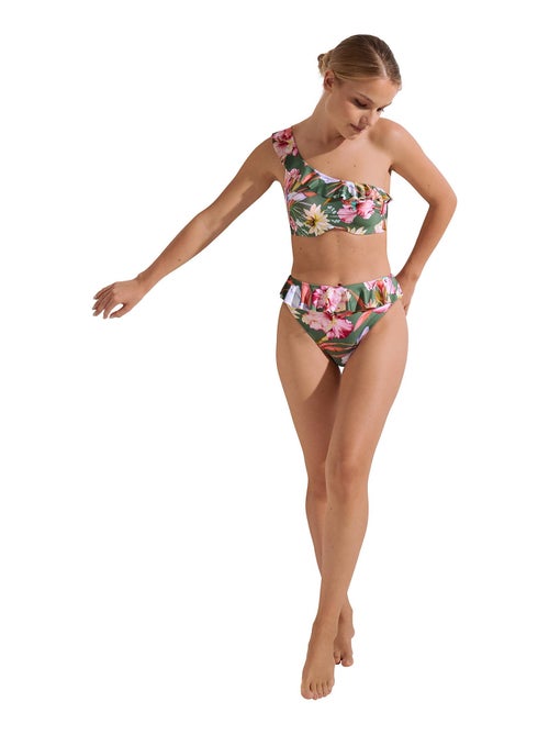 Bas maillot slip de bain échancré taille haute Rimini - Kiabi