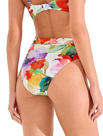 Bas maillot slip de bain échancré taille haute ROMA