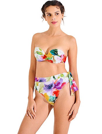 Bas maillot slip de bain échancré taille haute ROMA