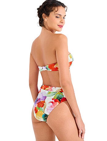 Bas maillot slip de bain échancré taille haute ROMA