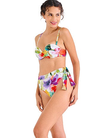 Bas maillot slip de bain échancré taille haute ROMA