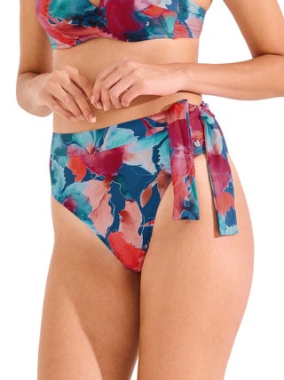 Bas maillot slip de bain échancré taille haute ROMA