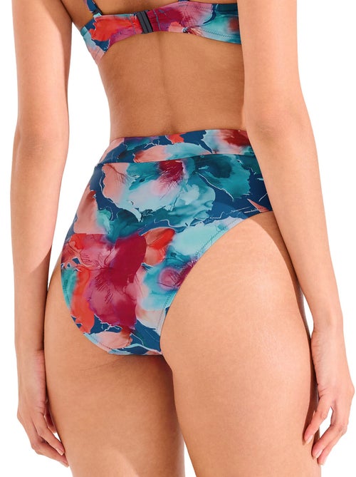 Bas maillot slip de bain échancré taille haute ROMA - Kiabi