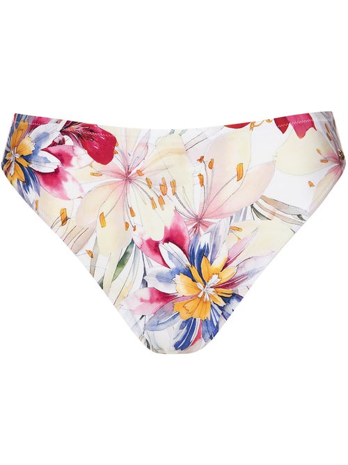 Bas maillot slip de bain échancré taille haute Tunis - Kiabi