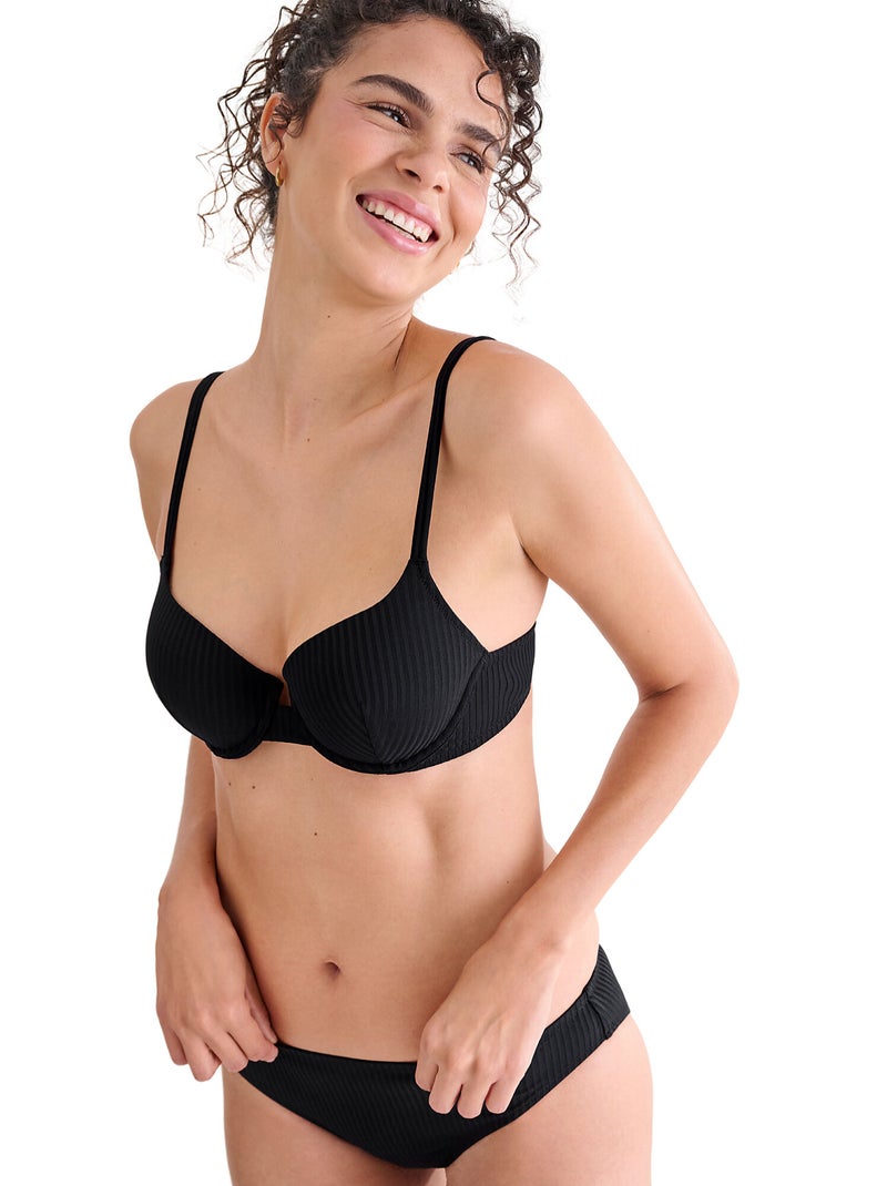 Bas maillot slip de bain FLORIDA Noir - Kiabi