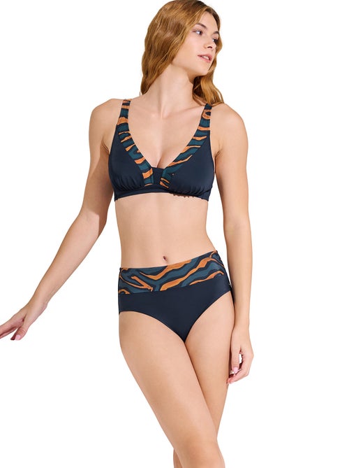 Bas maillot slip de bain gainant taille haute TANZANIA - Kiabi