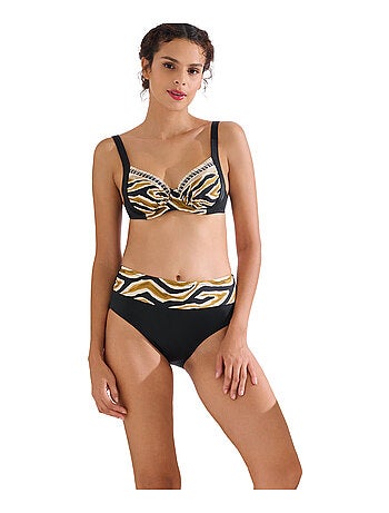 Bas maillot slip de bain gainant taille haute TANZANIA