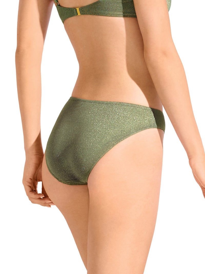 Bas maillot slip de bain IMPERIA Kaki - Kiabi