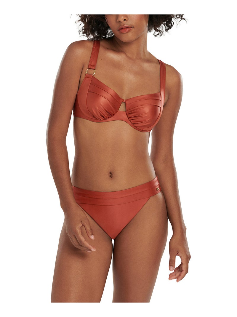 Bas maillot slip de bain Jordan Marron - Kiabi