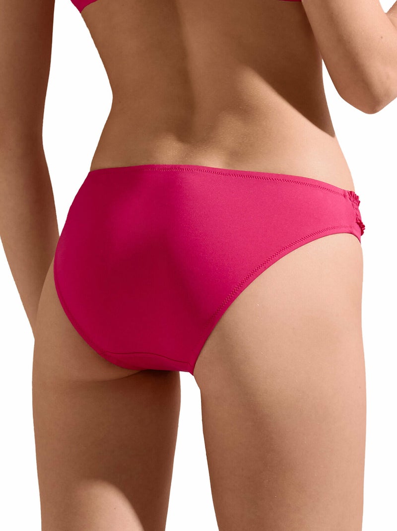 Bas maillot slip de bain Las Vegas Rose fushia - Kiabi