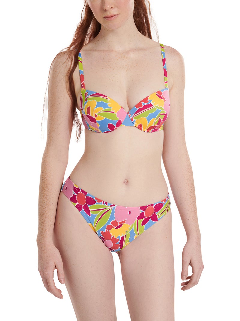 Bas maillot slip de bain Miami Orange - Kiabi