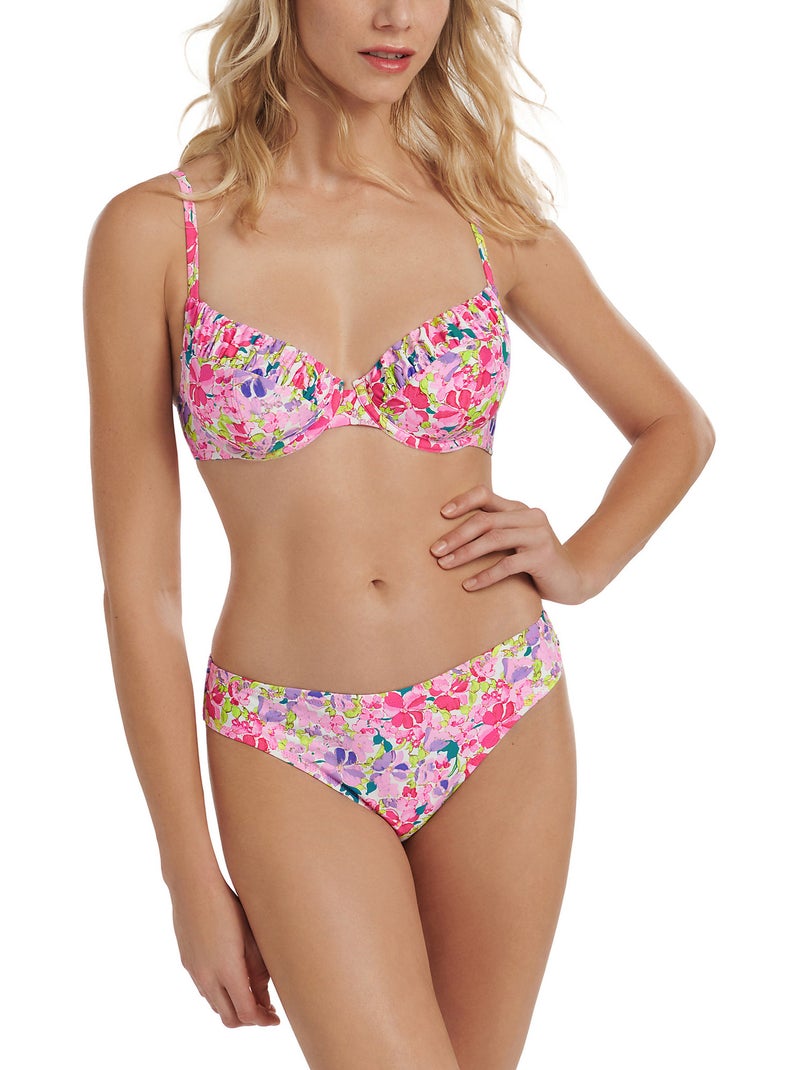 Bas maillot slip de bain Napoli Rose - Kiabi