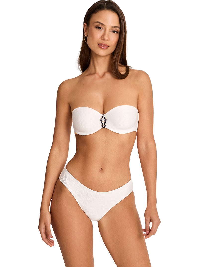 Bas maillot slip de bain NAUTILUS Blanc - Kiabi