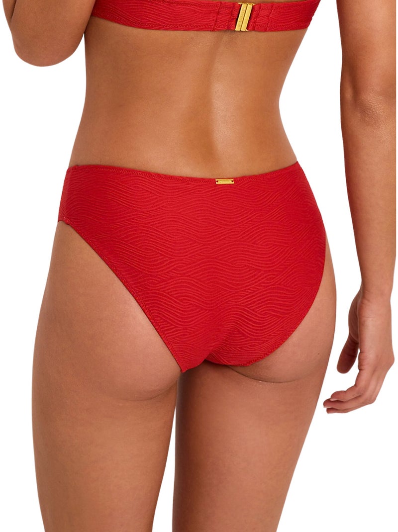 Bas maillot slip de bain NAUTILUS Rouge - Kiabi