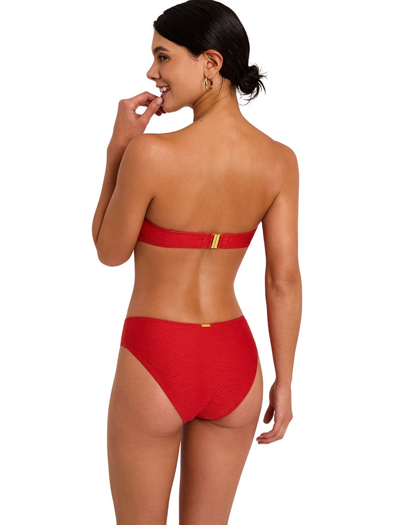 Bas maillot slip de bain NAUTILUS Rouge - Kiabi