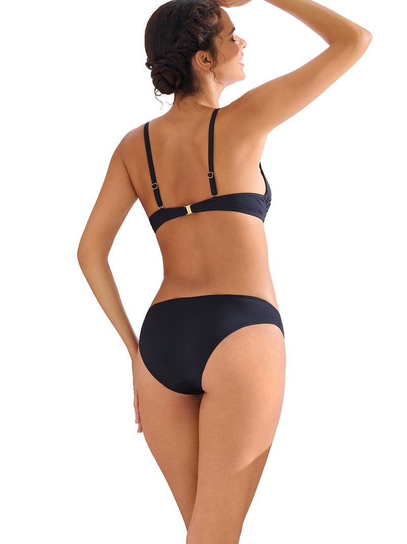 Bas maillot slip de bain PALMA Noir - Kiabi