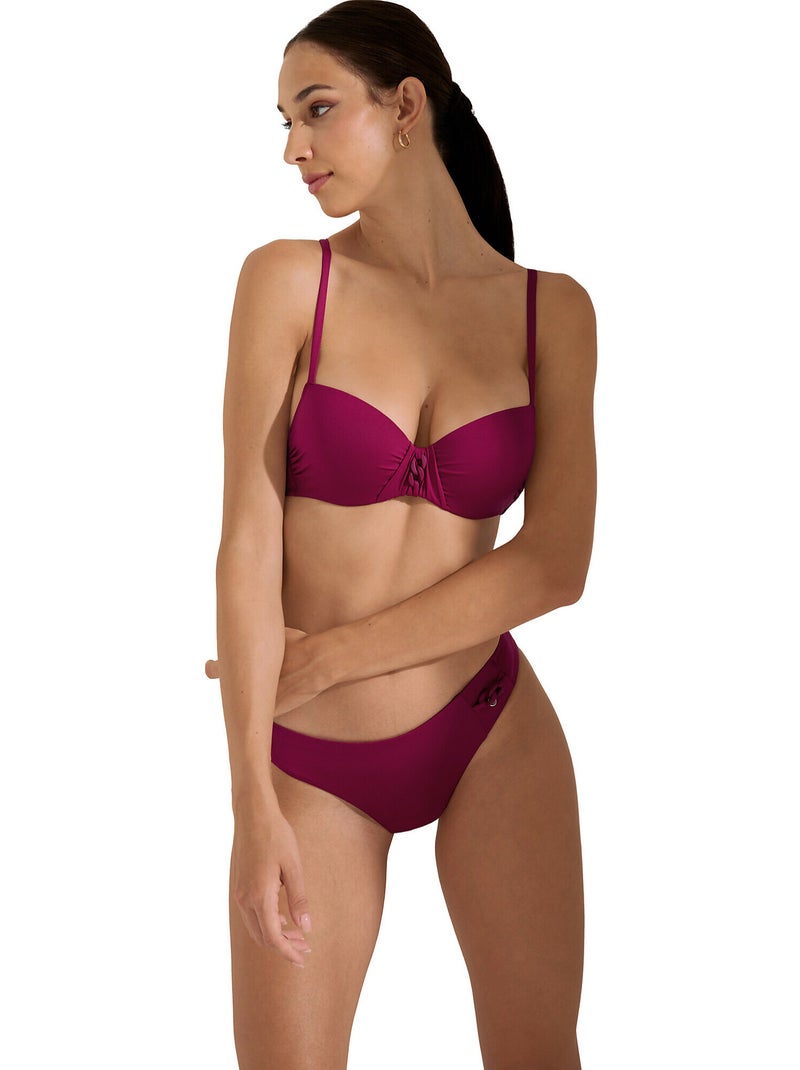 Bas maillot slip de bain Palma Violet - Kiabi