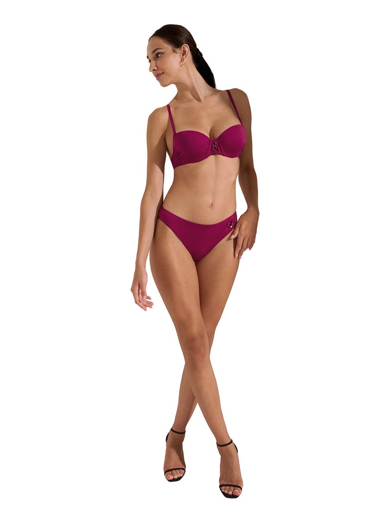 Bas maillot slip de bain Palma Violet - Kiabi