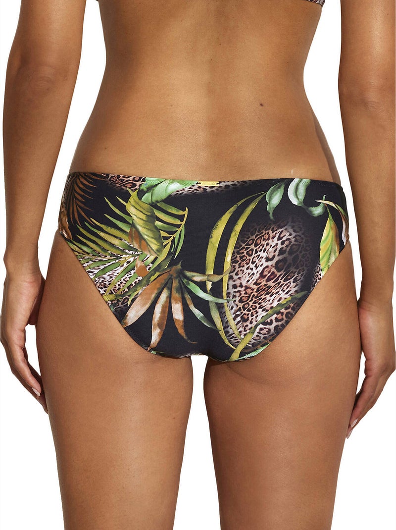 Bas maillot slip de bain Paradise Noir - Kiabi