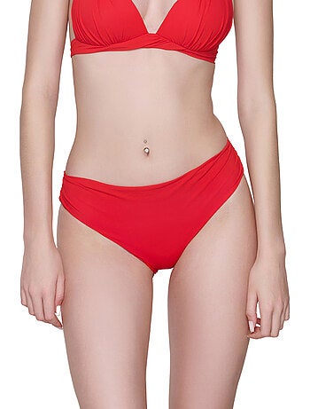 Bas maillot slip de bain plissé 5cm BLUE SENSE