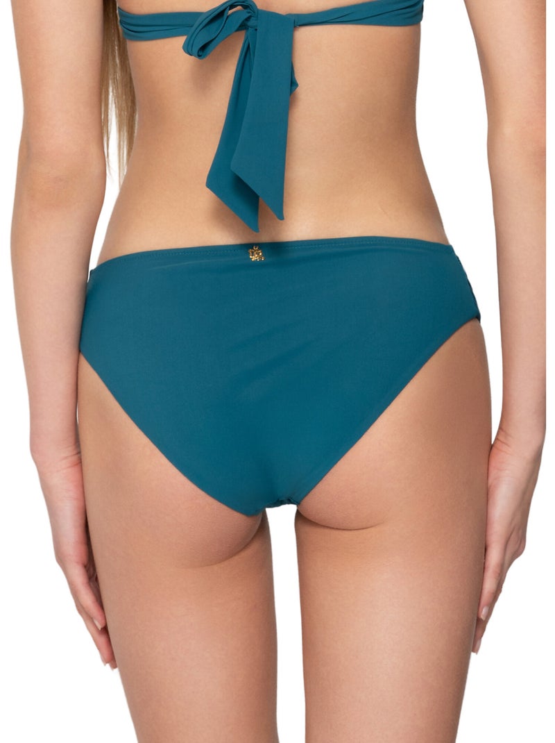 Bas maillot slip de bain plissé 5cm BLUE SENSE Vert - Kiabi