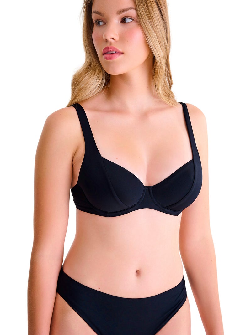 Bas maillot slip de bain PORTOFINO Noir - Kiabi