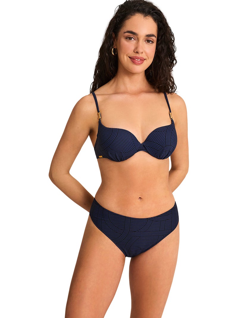 Bas maillot slip de bain REVERIE Bleu marine - Kiabi