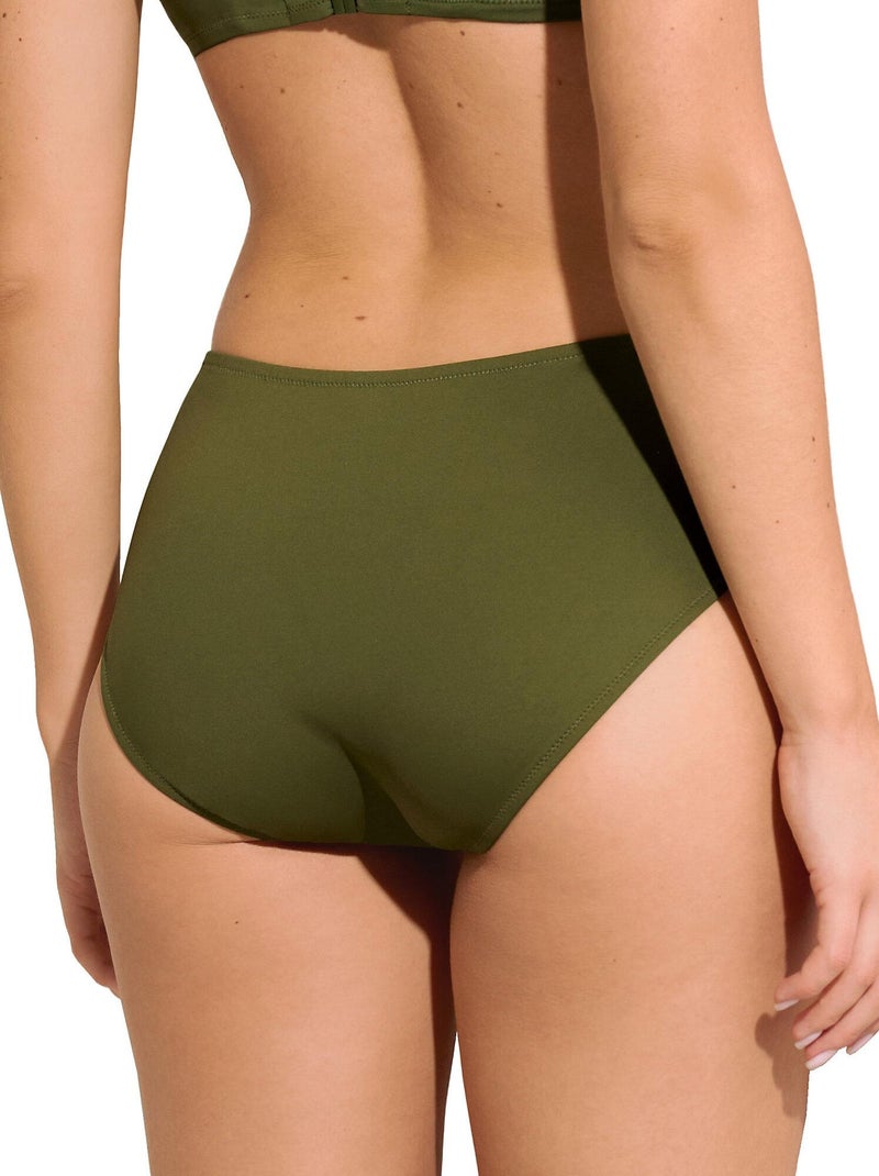 Bas maillot slip de bain shapewear taille haute Union Island Vert - Kiabi