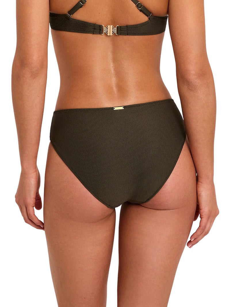 Bas maillot slip de bain SOLSTICE Kaki - Kiabi