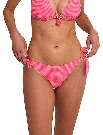 Bas maillot slip de bain taille basse à nouettes BIKINI BAY