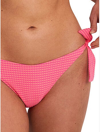 Bas maillot slip de bain taille basse à nouettes BIKINI BAY