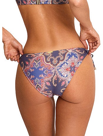 Bas maillot slip de bain taille basse à nouettes BOHEME