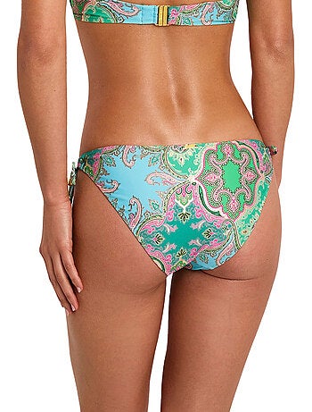 Bas maillot slip de bain taille basse à nouettes BOHEME