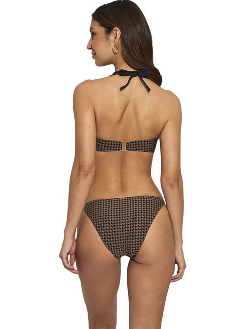 Bas maillot slip de bain taille basse à nouettes Corfu - Kiabi