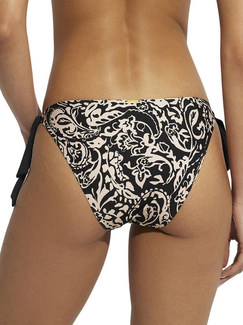 Bas maillot slip de bain taille basse à nouettes Creta - Kiabi