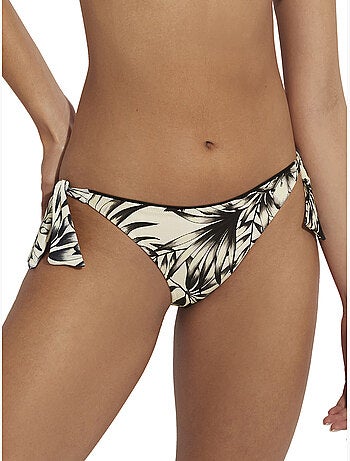 Bas maillot slip de bain taille basse à nouettes Honolulu