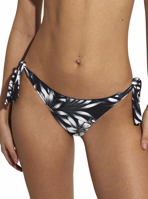 Bas maillot slip de bain taille basse à nouettes Honolulu - Kiabi