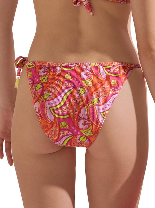 Bas maillot slip de bain taille basse à nouettes Kavala - Kiabi