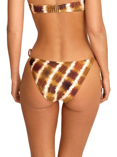Bas maillot slip de bain taille basse à nouettes MAGMA - Kiabi