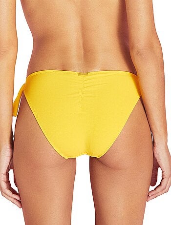 Bas maillot slip de bain taille basse à nouettes Miami