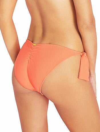 Bas maillot slip de bain taille basse à nouettes Miami