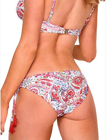 Bas maillot slip de bain taille basse à nouettes MIRAGE