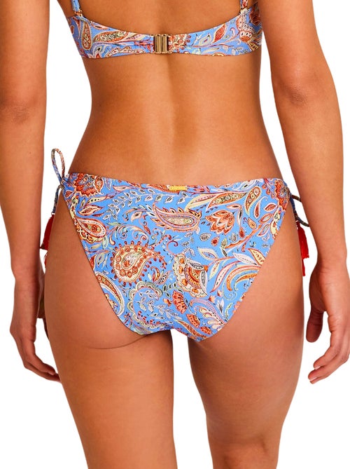 Bas maillot slip de bain taille basse à nouettes MIRAGE - Kiabi