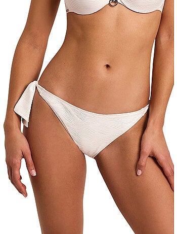Bas maillot slip de bain taille basse à nouettes NAUTILUS