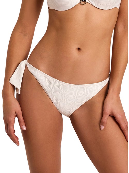 Bas maillot slip de bain taille basse à nouettes NAUTILUS - Kiabi