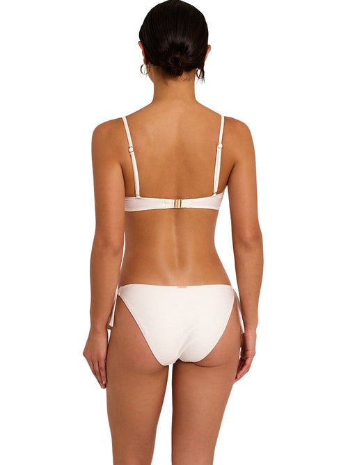Bas maillot slip de bain taille basse à nouettes NAUTILUS - Kiabi