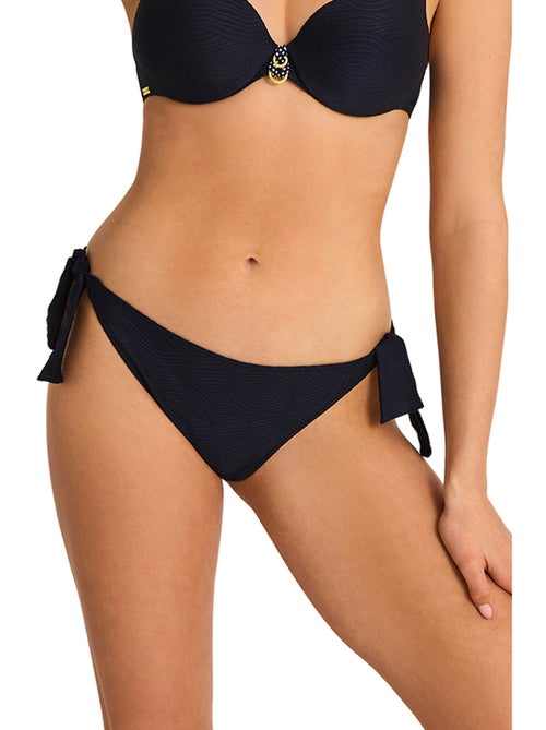 Bas maillot slip de bain taille basse à nouettes NAUTILUS - Kiabi
