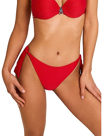 Bas maillot slip de bain taille basse à nouettes NAUTILUS